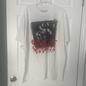 Slipknot White Short Sleeve Graphic Tee